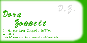 dora zoppelt business card